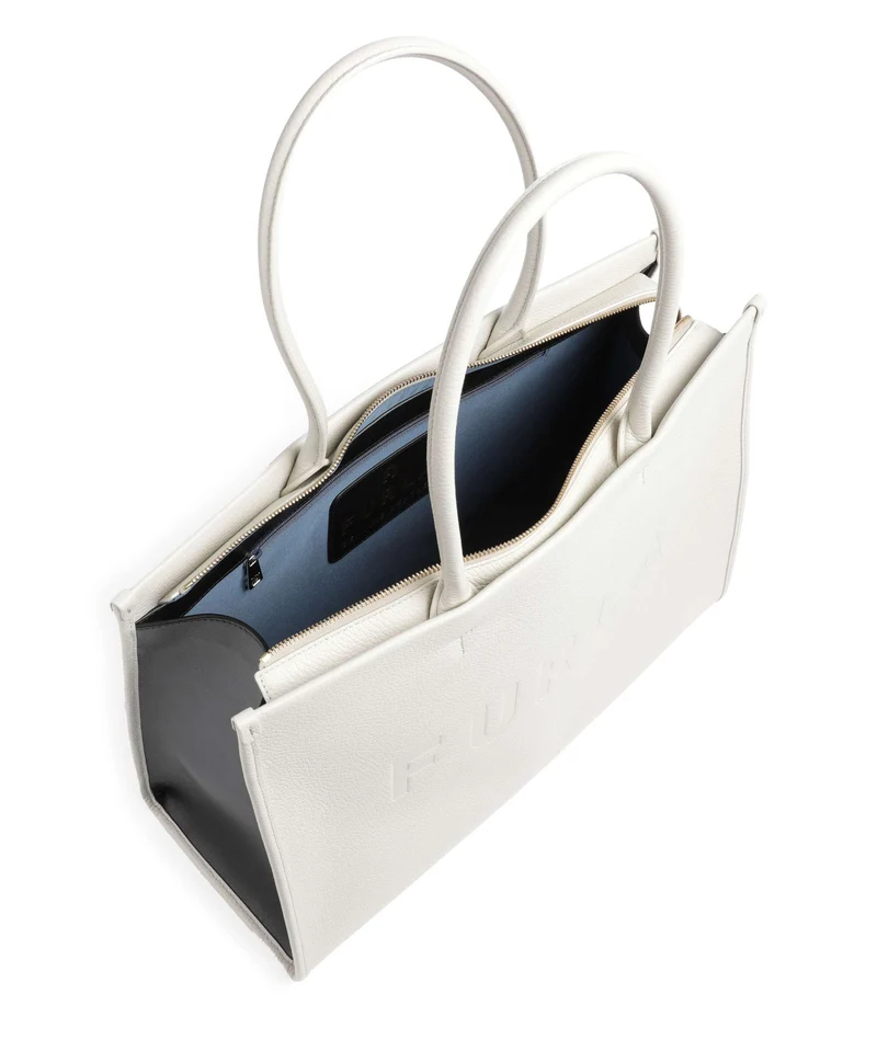 Furla Opportunity L Cabas marshmallow/nero