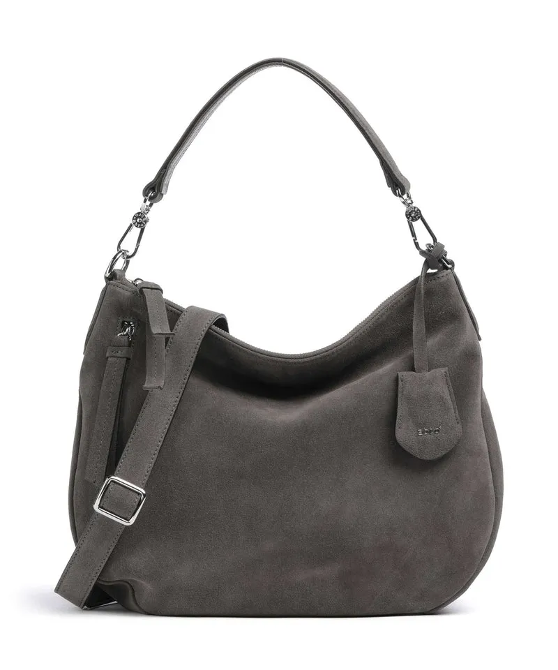 Abro Suede Juna Small Sac fourre-tout grey