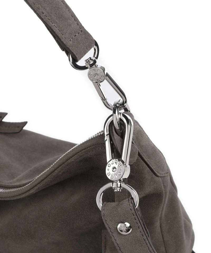 Abro Suede Juna Small Sac fourre-tout grey