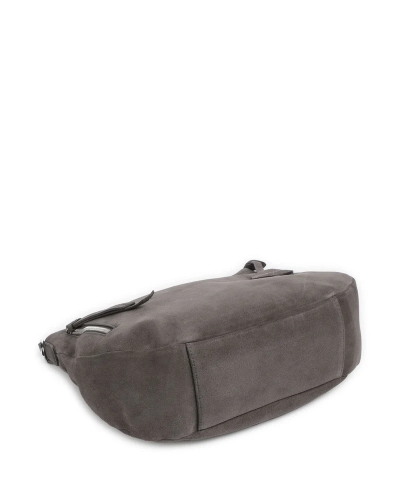 Abro Suede Juna Small Sac fourre-tout grey