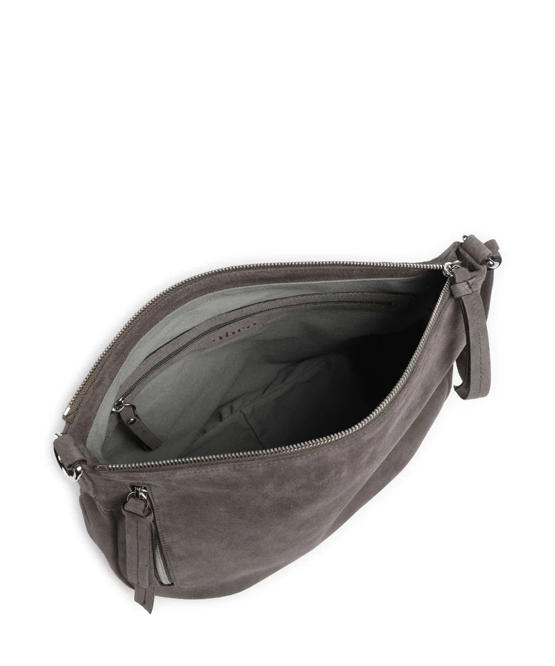 Abro Suede Juna Small Sac fourre-tout grey