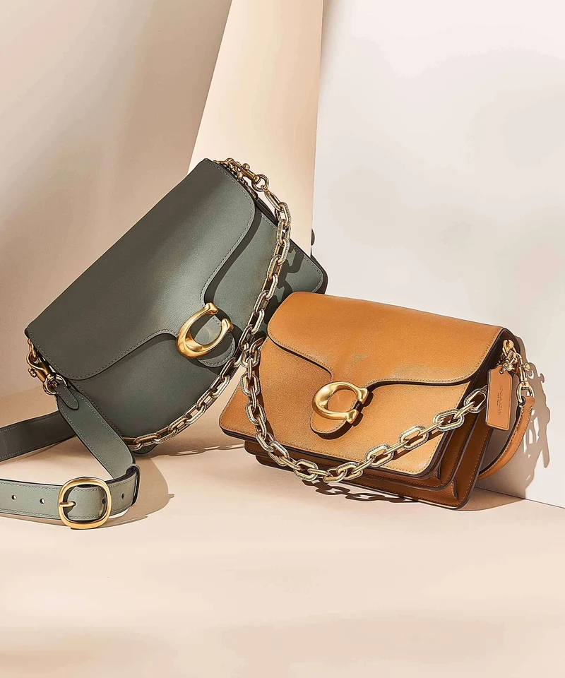Coach Tabby Soft Chain Sac porté épaule sage