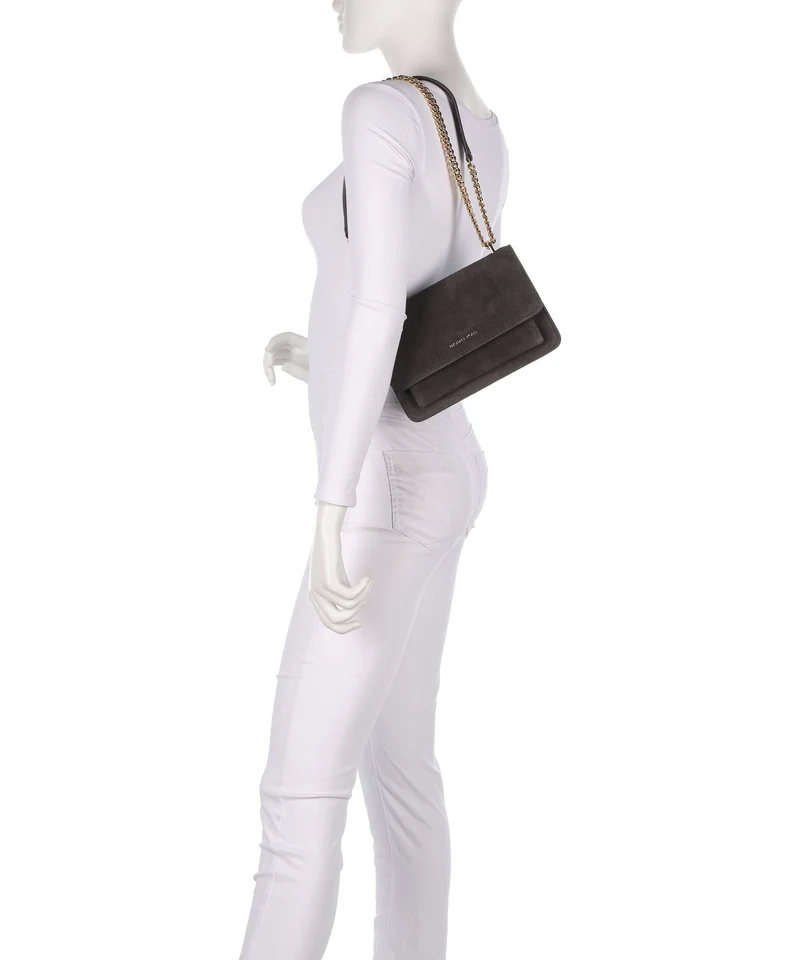 Michael Kors Claire Large Sac porté épaule chocolate
