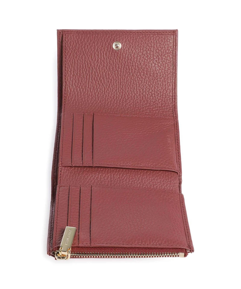 Coccinelle Metallic Soft Portefeuille brandy