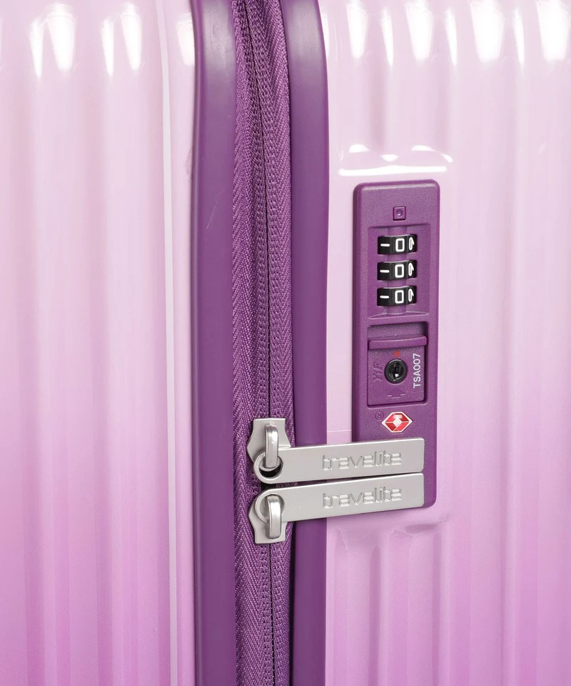 Travelite Lascana Edition Valise 4 roues purple degrade
