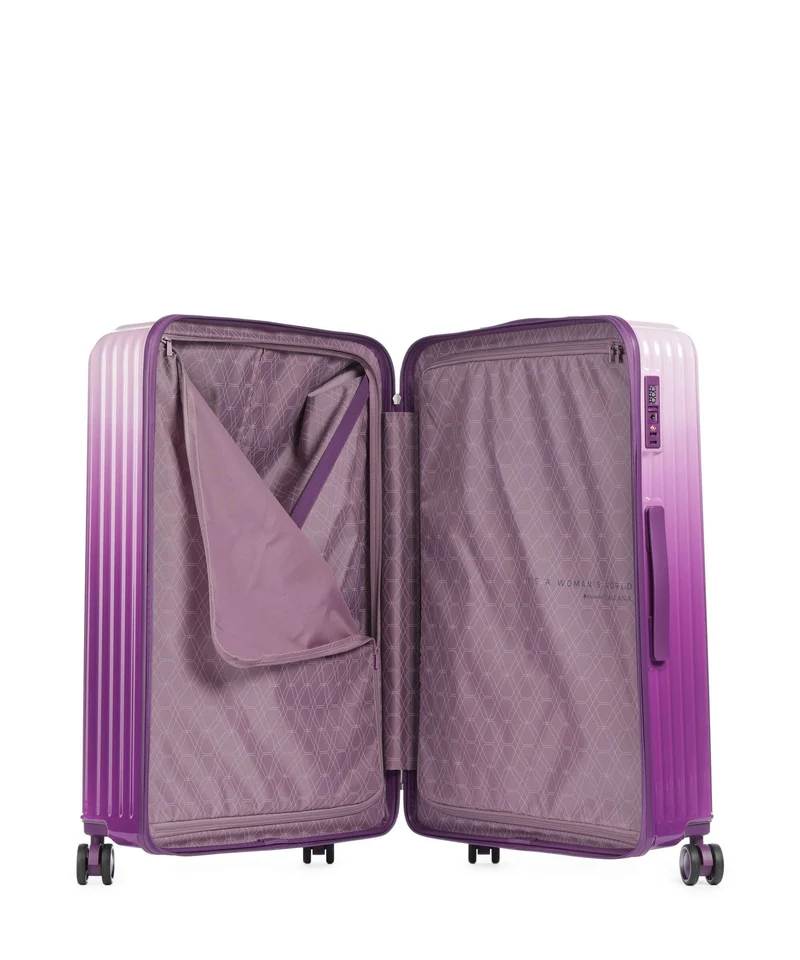 Travelite Lascana Edition Valise 4 roues purple degrade