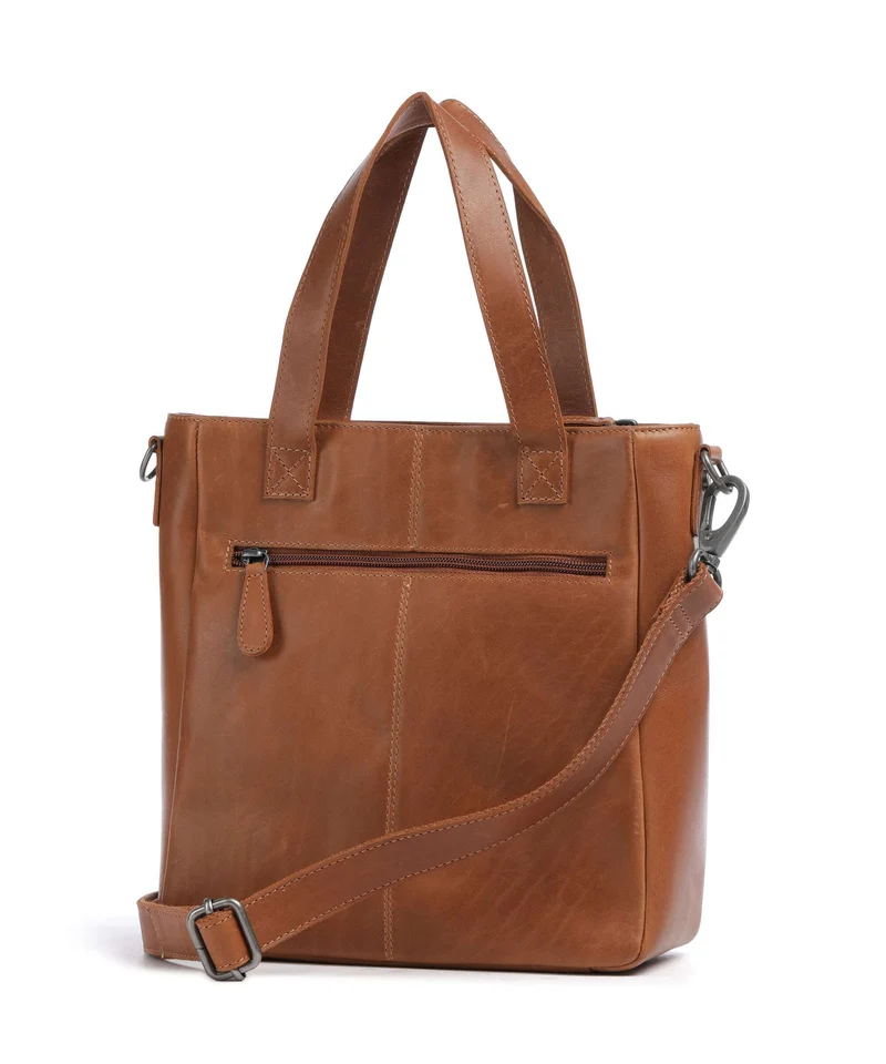 The Chesterfield Brand Wax Pull Up Cow Lingfield Sac à main cognac