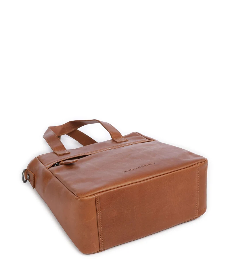 The Chesterfield Brand Wax Pull Up Cow Lingfield Sac à main cognac