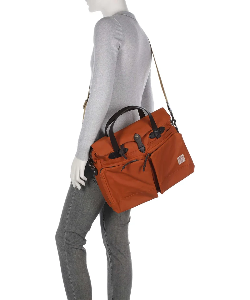 Filson Tin Cloth 24 Hour Porte-document rust