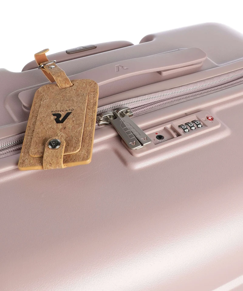 Roncato ReLife Valise 4 roues rosa pastello