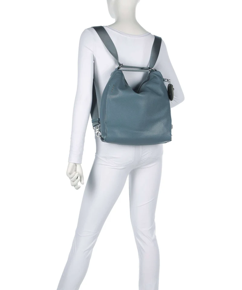 Mandarina Duck Mellow Leather Sac à main porté dos iron