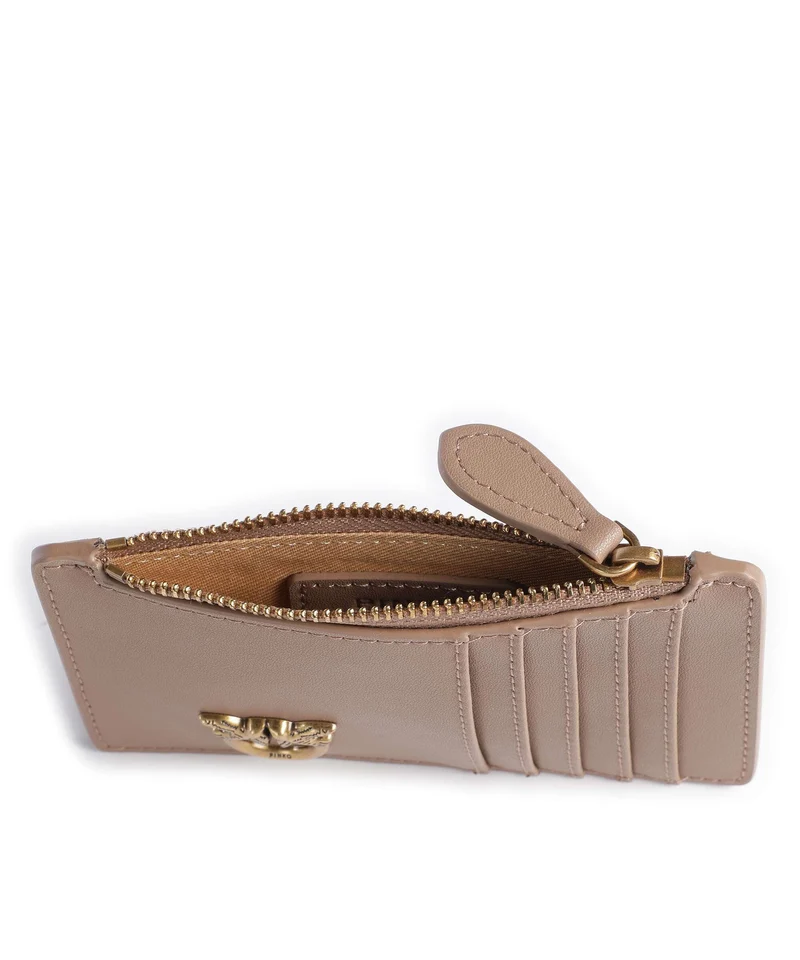 Pinko Airone Étui à cartes crédit biscotto zenzero/antique gold