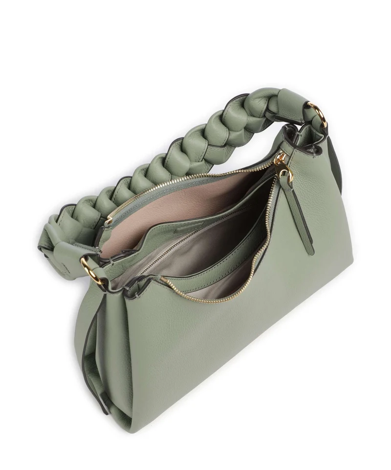 Coccinelle Boheme Grana Double Sac porté épaule greenery/rosett