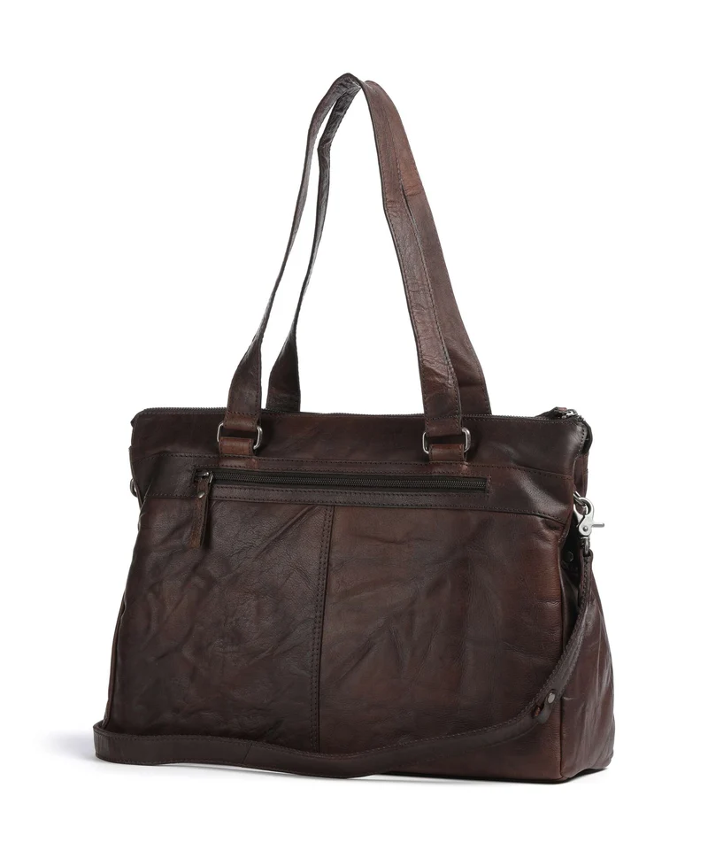 Spikes & Sparrow Bronco Maureen Porte-document dark brown