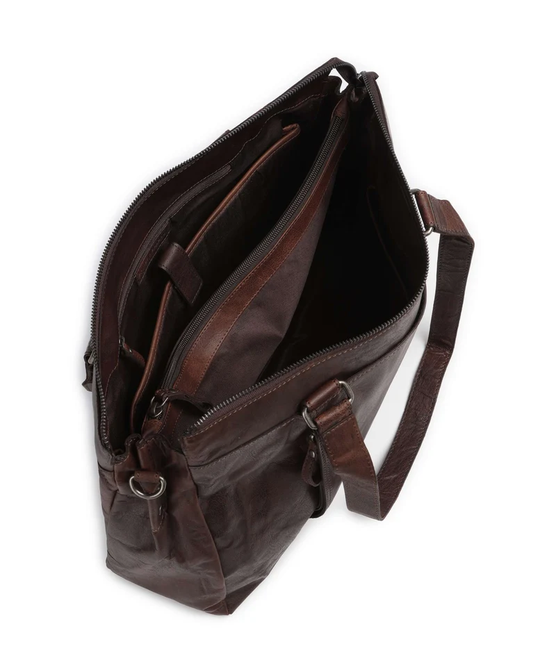 Spikes & Sparrow Bronco Maureen Porte-document dark brown