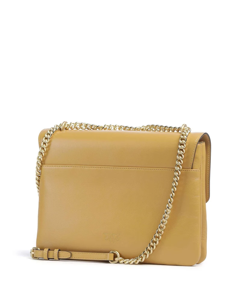 Pinko Love One Soft Big Sac porté épaule torroncino/matt gold