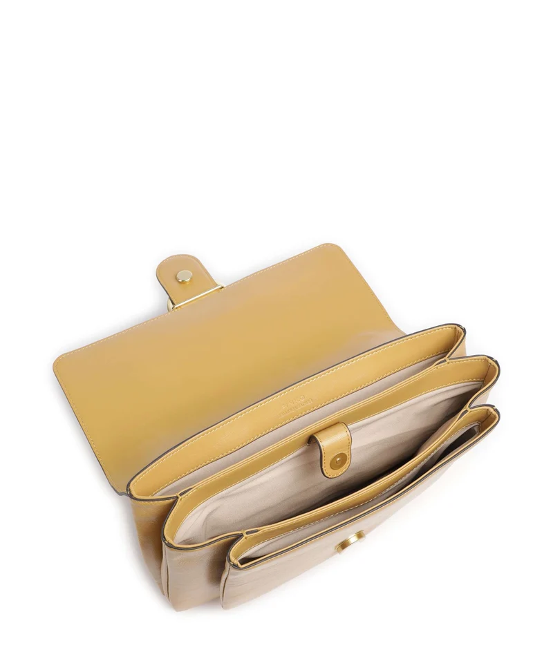 Pinko Love One Soft Big Sac porté épaule torroncino/matt gold