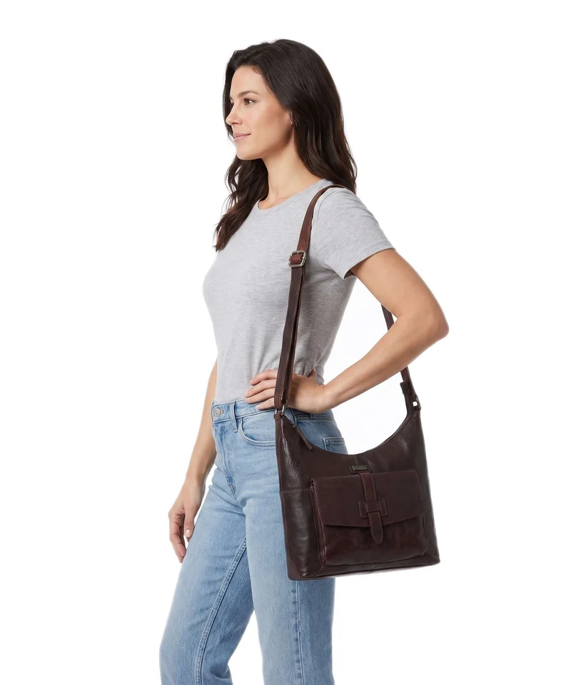 Spikes & Sparrow Bronco Sac fourre-tout dark brown