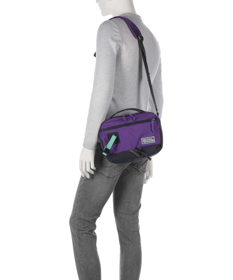 Fjällräven Vardag 6 Sac bandoulière violette/coal black