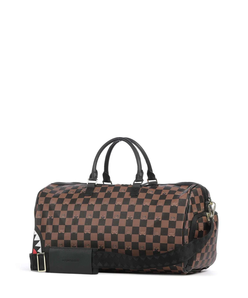 Sprayground Peeking Character Check Sac week-end multicolour