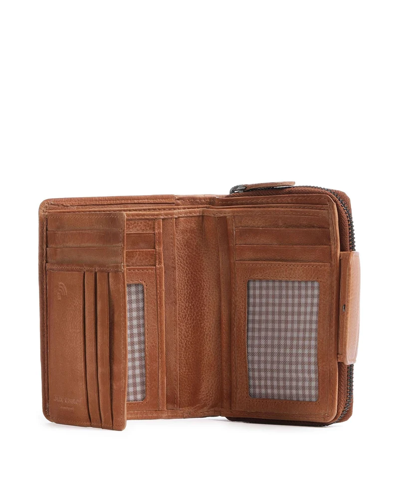Jack Kinsky Nassau 511 Portefeuille cognac