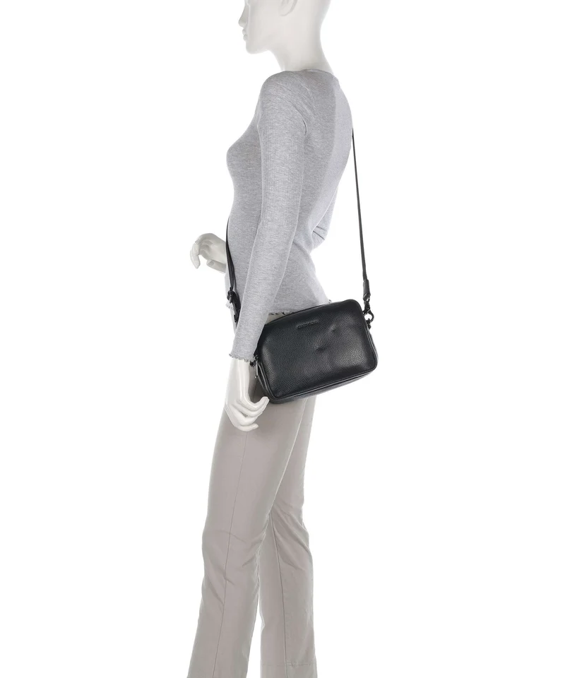 Mandarina Duck Mellow Leather Sac bandoulière nero