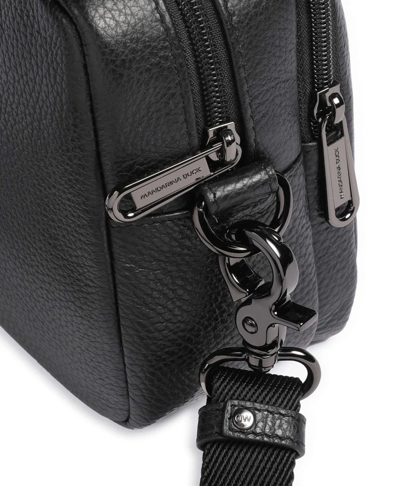 Mandarina Duck Mellow Leather Sac bandoulière nero