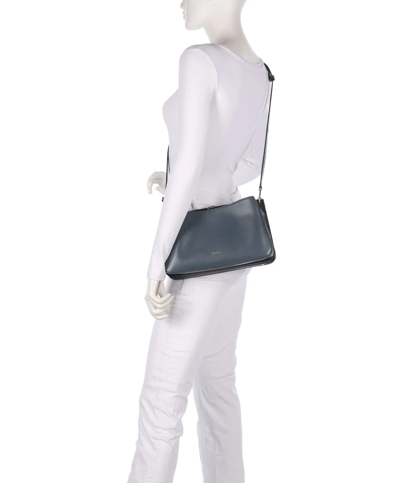 Furla Agata M Sac bandoulière grigio blu/nero