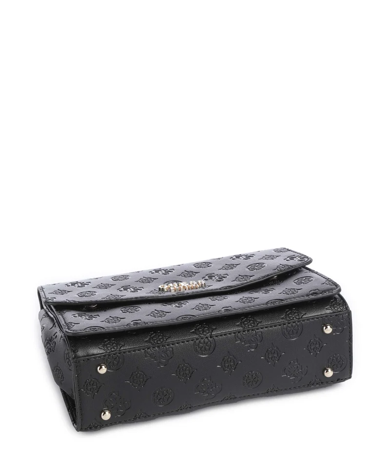 Guess Phoebe Peony Debossed Sac porté épaule black logo