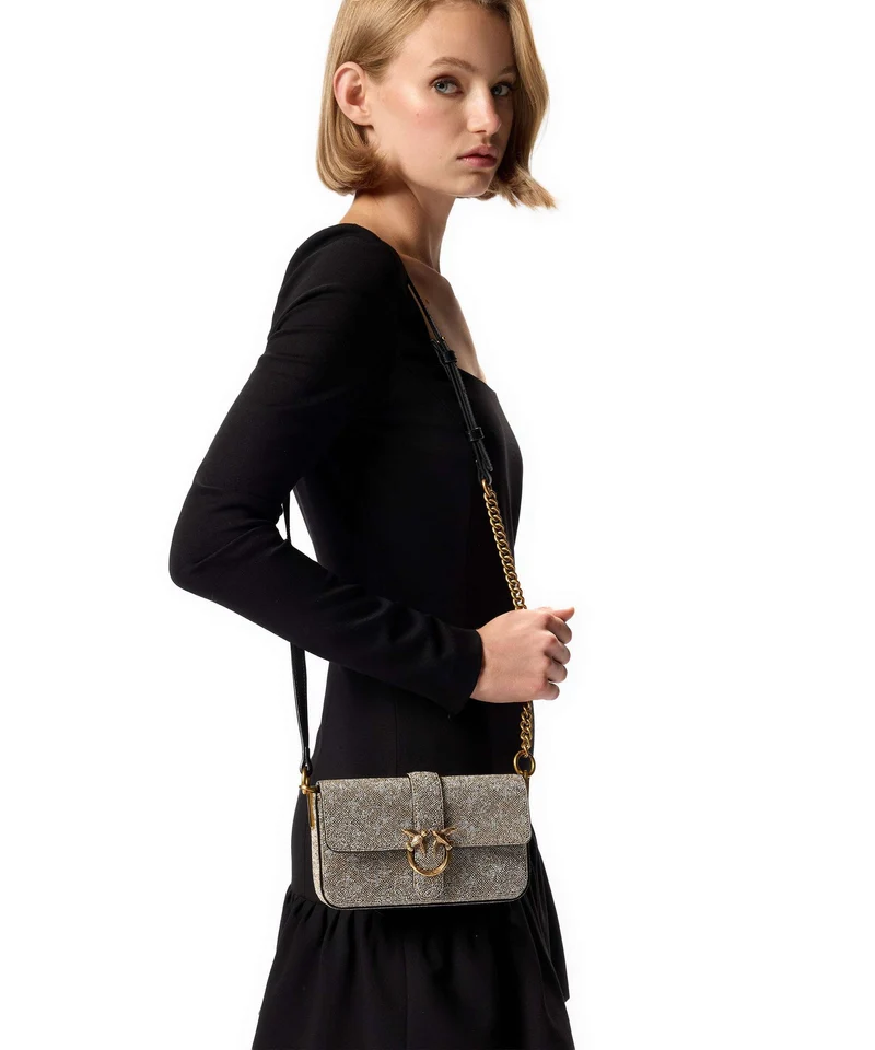 Pinko Love One Baby Slouchy Sac bandoulière oro/antique gold