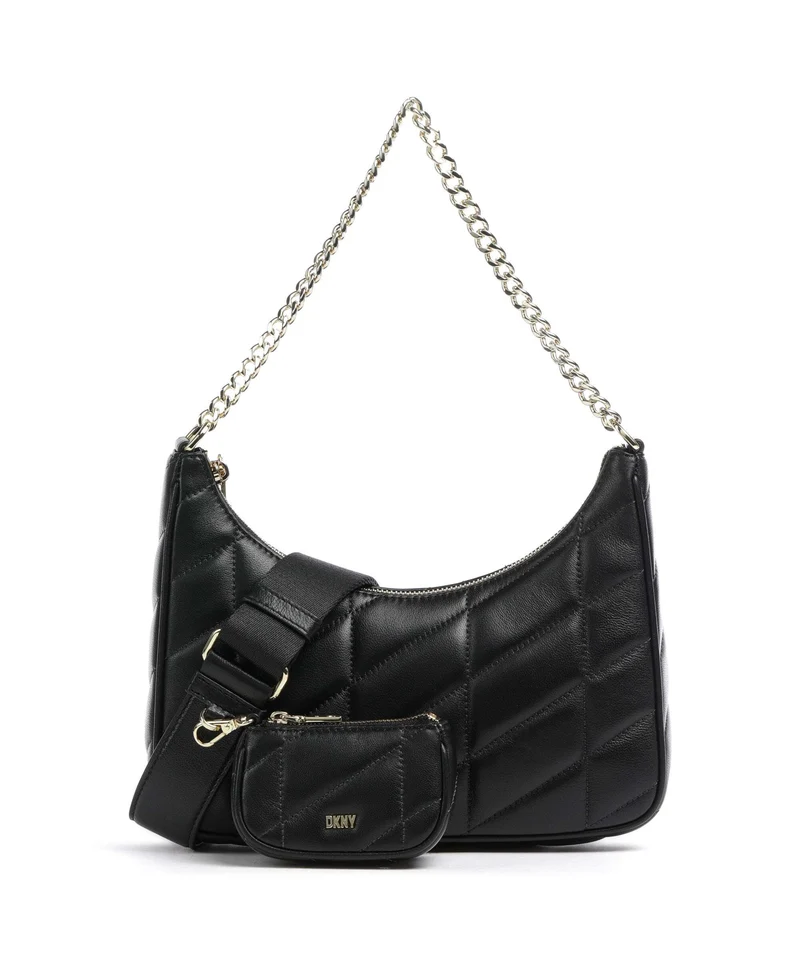 DKNY Betty Sac porté épaule black/gold