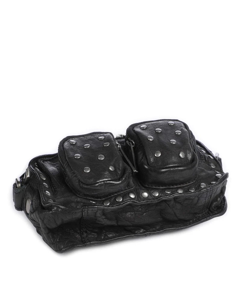 Núnoo Washed Helena Sac bandoulière black