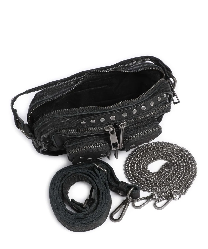 Núnoo Washed Helena Sac bandoulière black