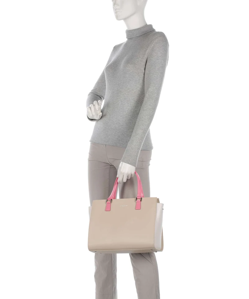 Lancaster Smooth Sac à main beige