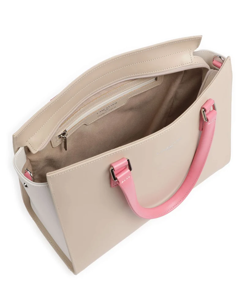 Lancaster Smooth Sac à main beige