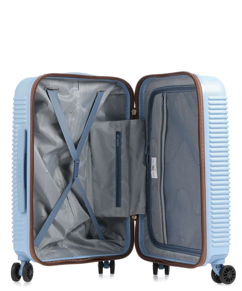 Delsey Paris Freestyle Valise 4 roues himmelblau