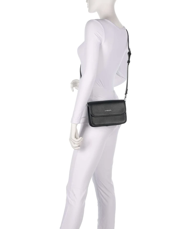 Lacoste Elegance Sac porté épaule noir
