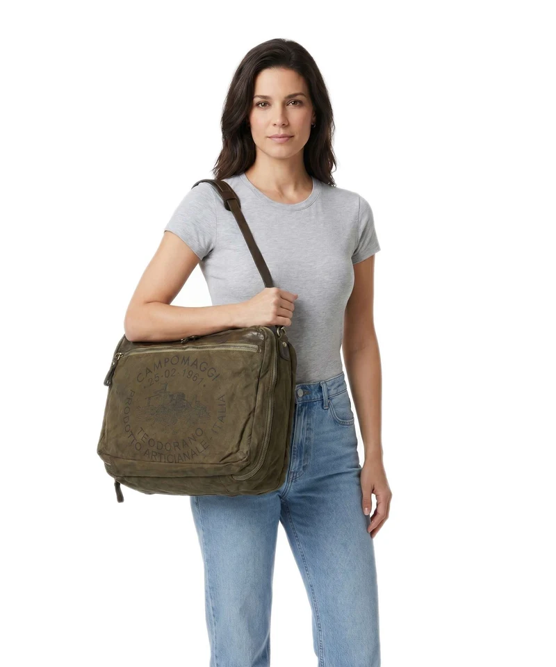 Campomaggi Sac à dos verde militare/nera