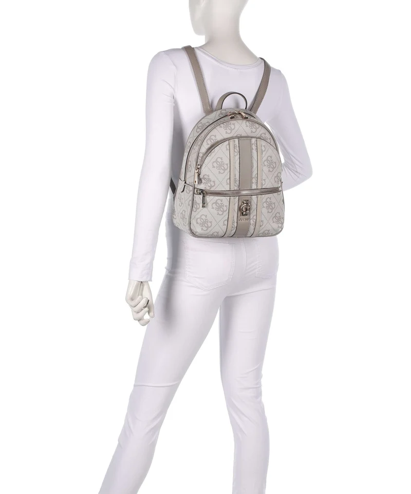 Guess Erenia Sac à dos dark taupe logo