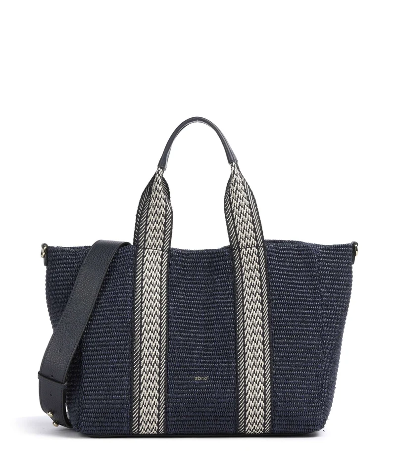 Abro Raffia Kaia Cabas navy
