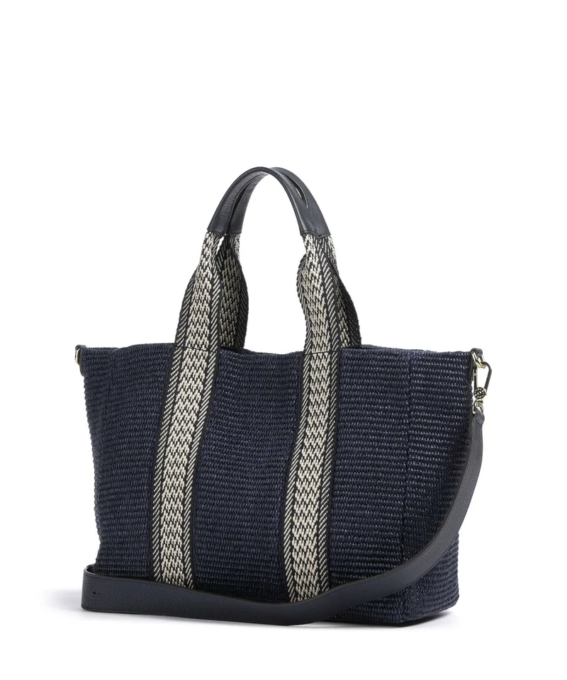 Abro Raffia Kaia Cabas navy