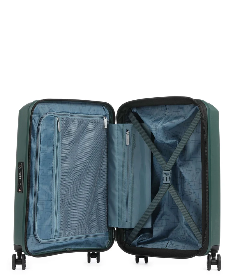 American Tourister Aerostep Valise 4 roues dark forest