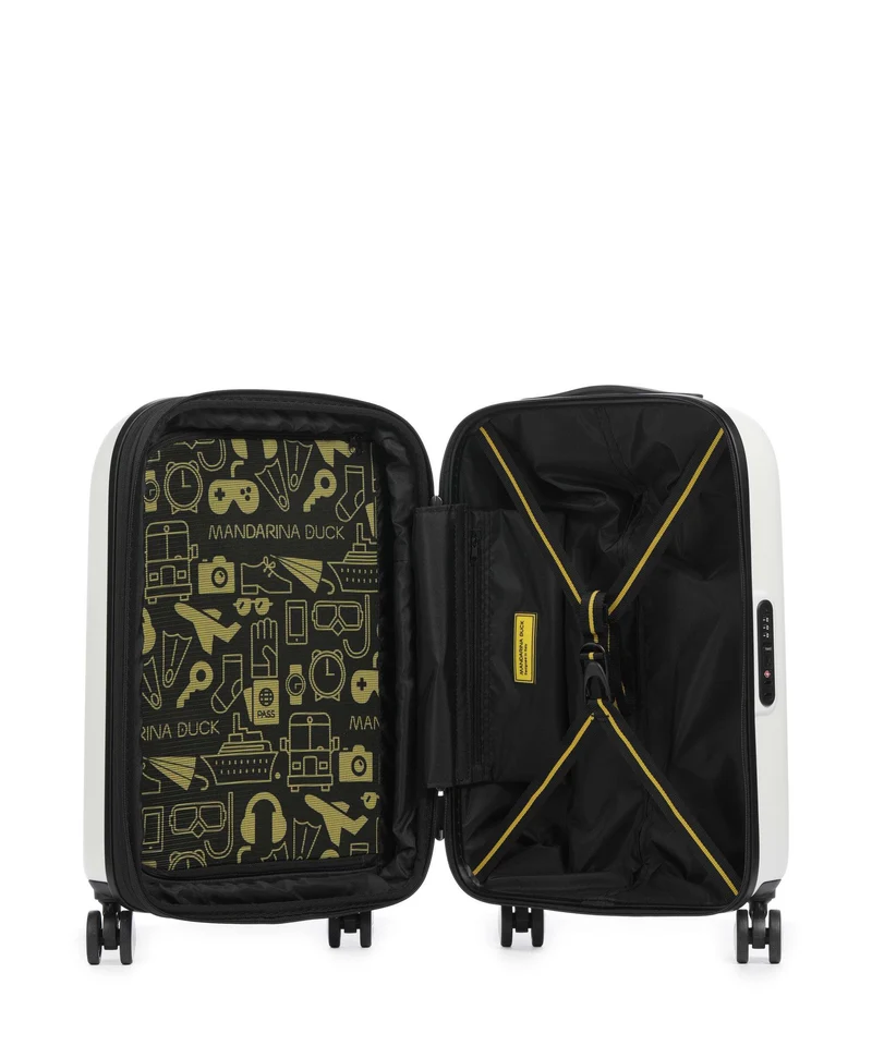 Mandarina Duck Logoduck+ Valise 4 roues blanc