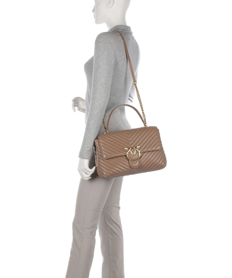 Pinko Love Lady Puff Big Sac à main biscotto zenzero
