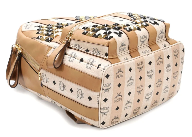 MCM Sac à dos beige