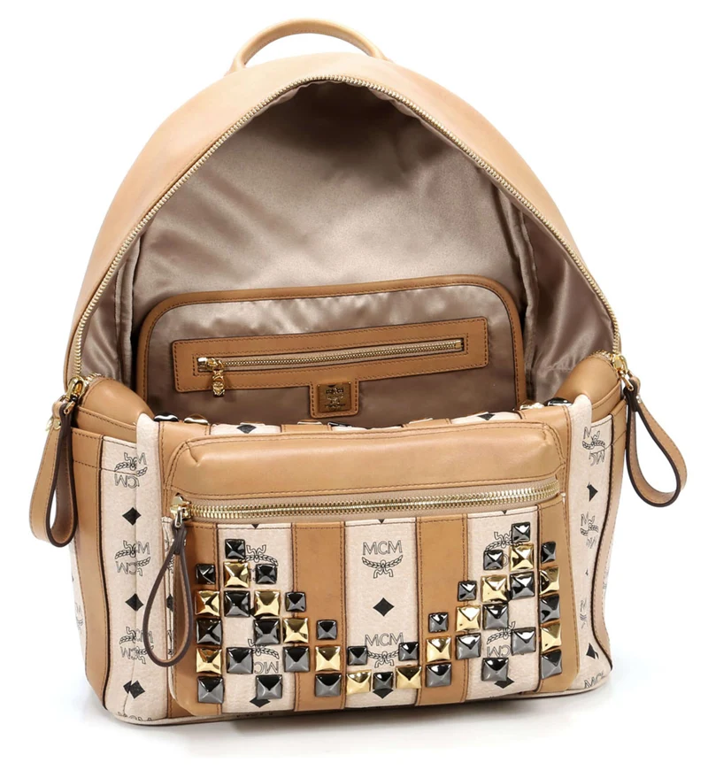 MCM Sac à dos beige
