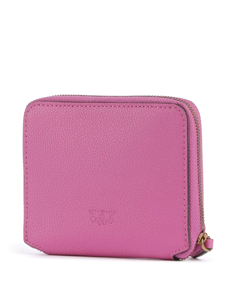 Pinko Taylor Portefeuille rosa flogo/antique gold