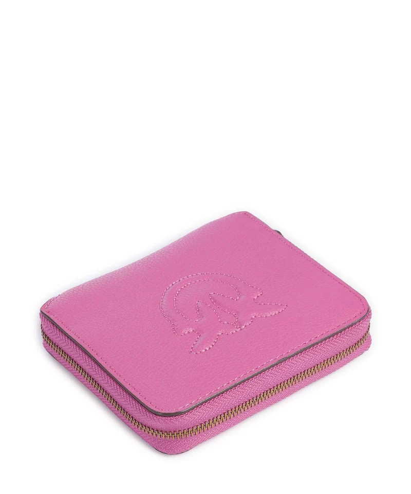 Pinko Taylor Portefeuille rosa flogo/antique gold