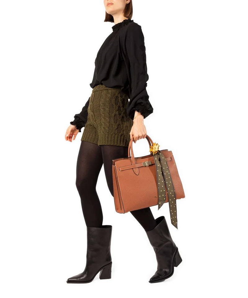Aigner Farah L Sac à main cognac brown