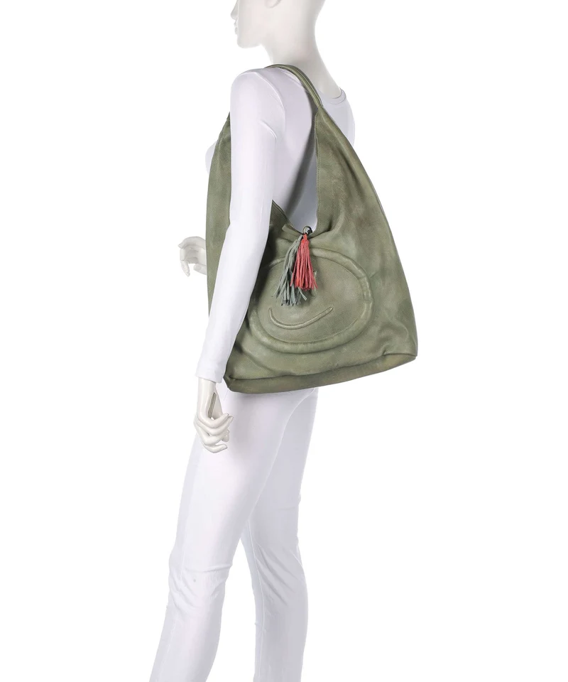 Taschendieb Wien Lachnerstrasse 5 Cabas green leaf